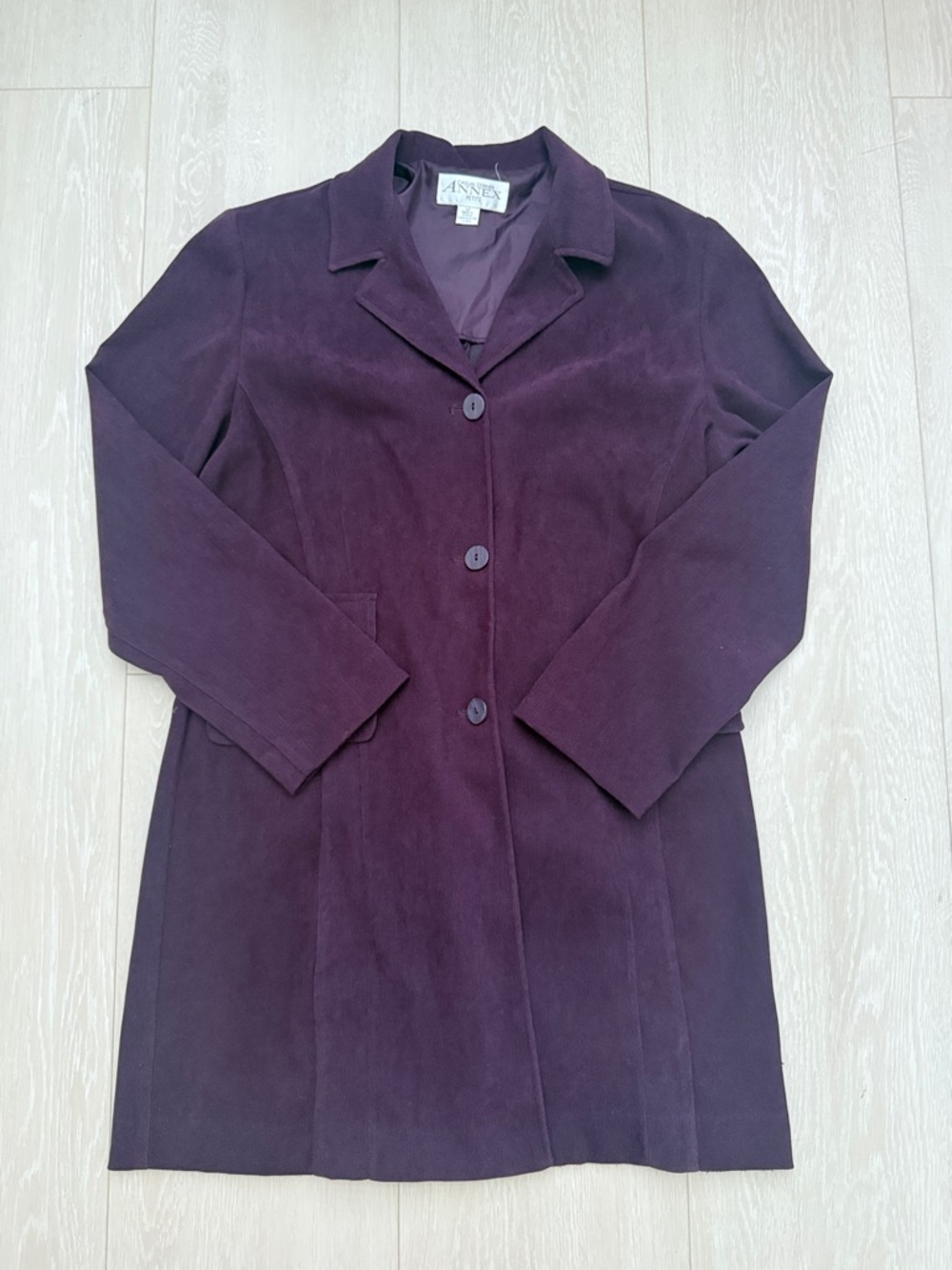 ✨ Casual Corner Vintage Annex Plum Petite Blazer